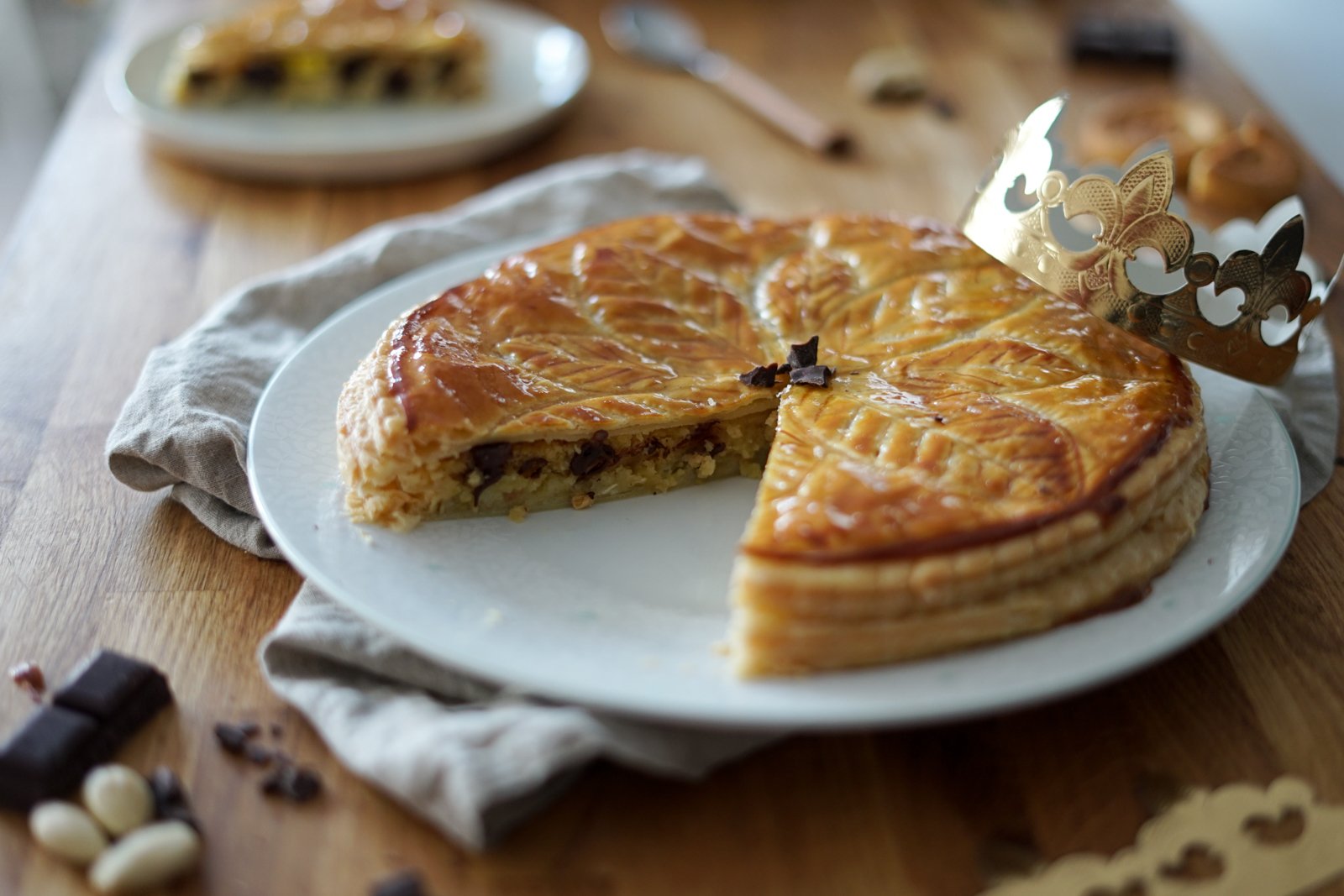 Recette galette des rois poire chocolat 21